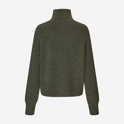 Nola Turtle Neck Jumper - Forest Night