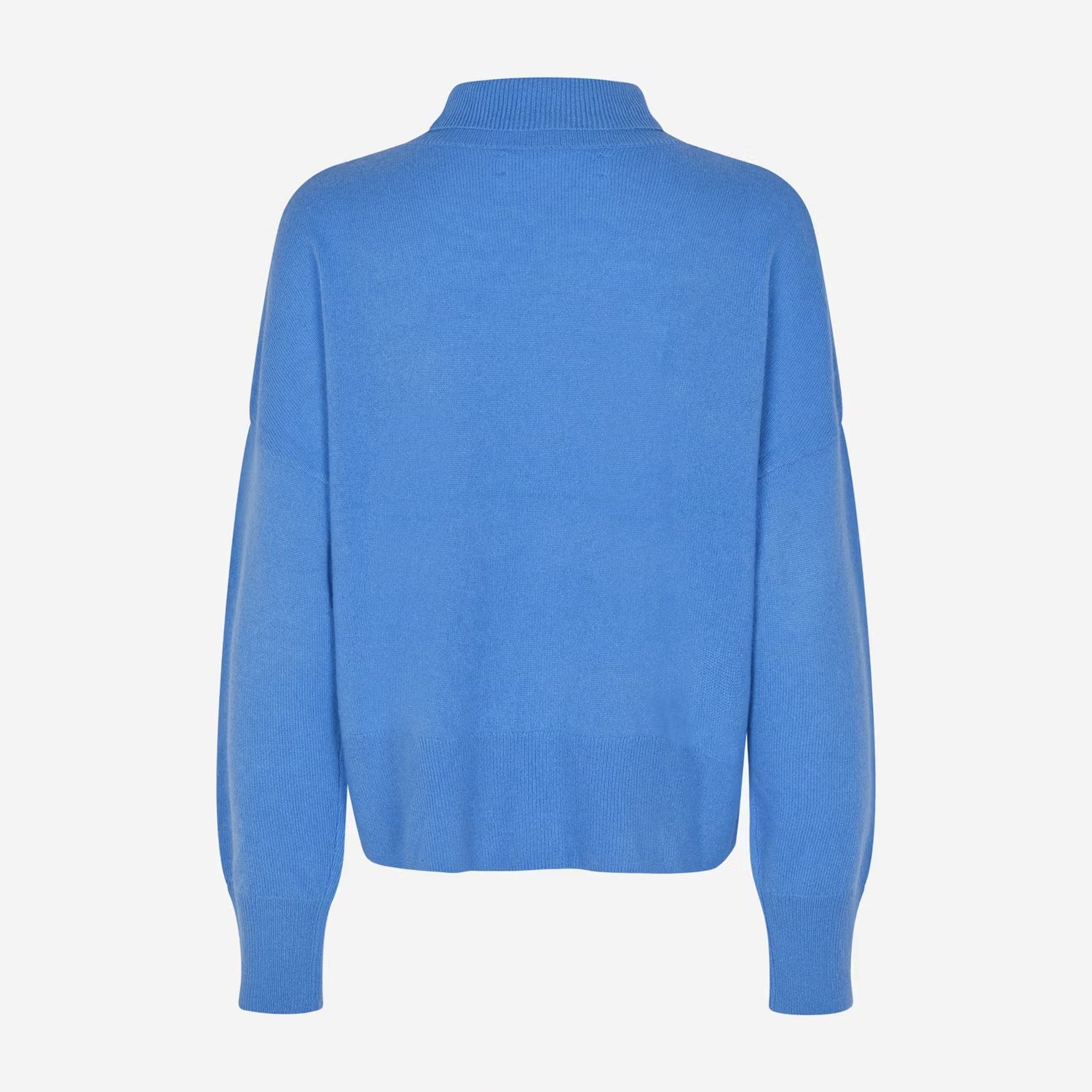 Nola Cashmere Turtleneck Jumper - Super Sonic