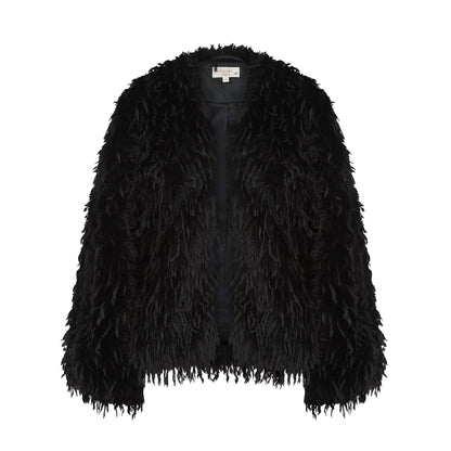 Marmot Fur Jacket - Black