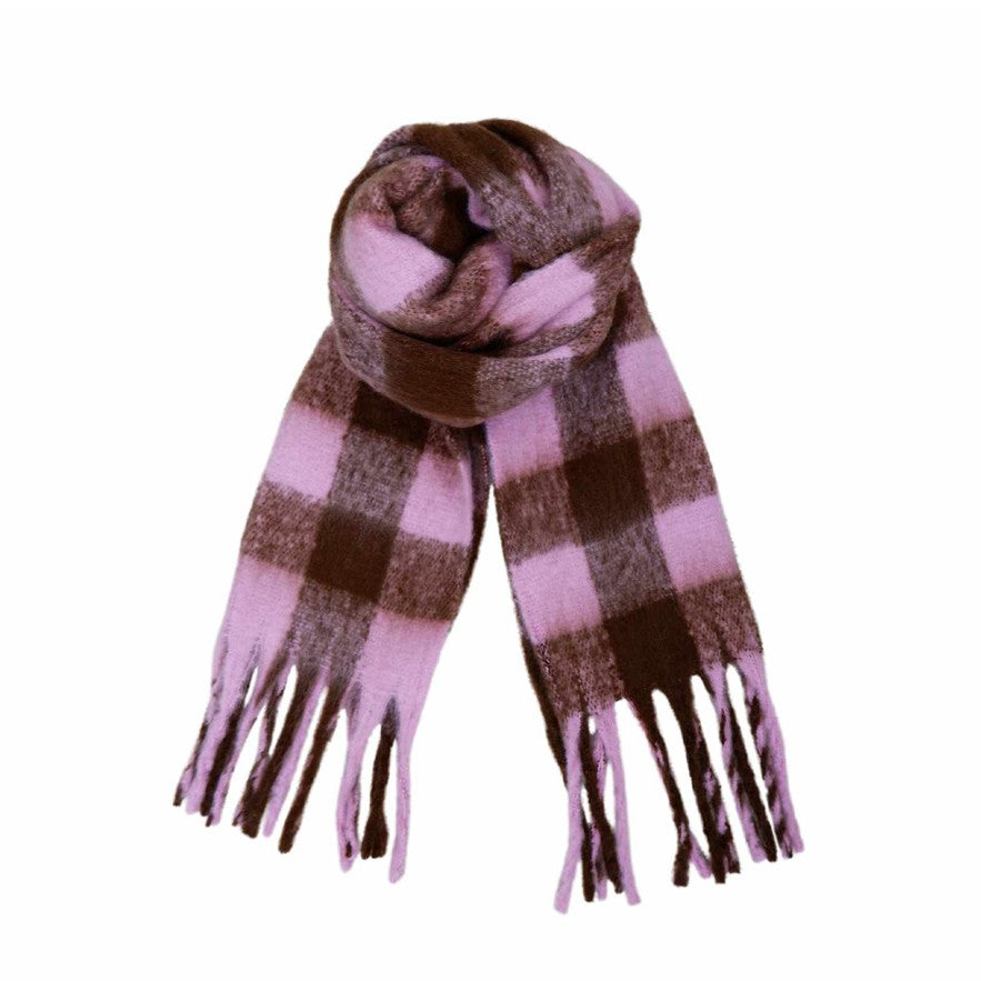 North Soft Winter Scarf - Rose/Mocca