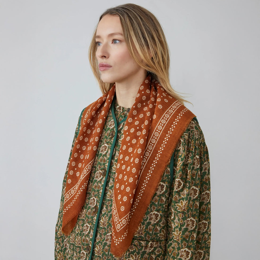 No 676 - Wool Scarf - Toffee