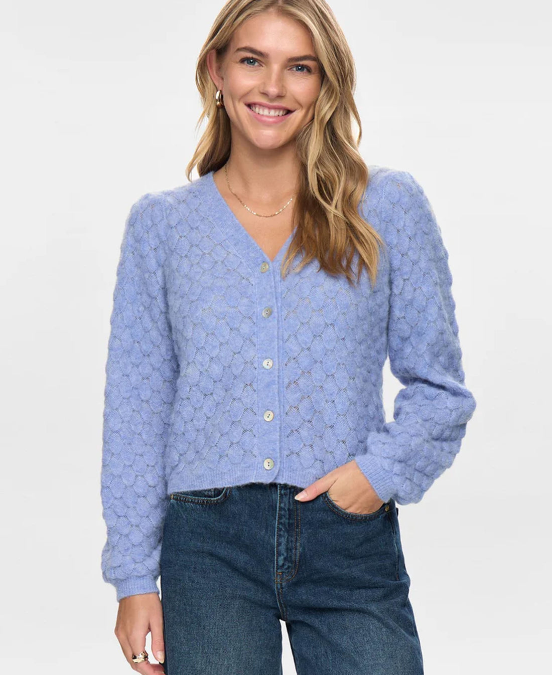 Nuriette Cardigan - Hydrangea