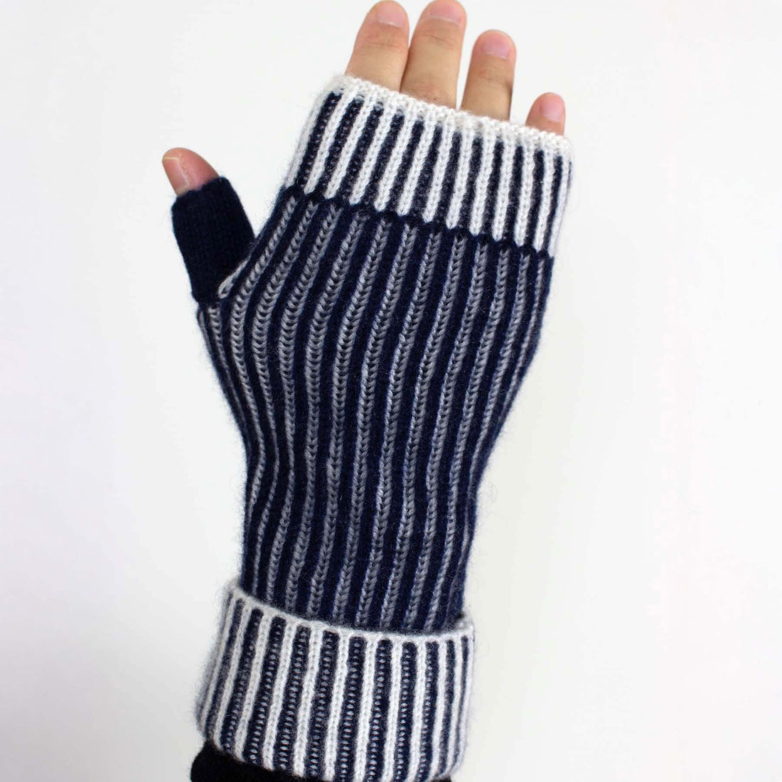 Ribbed Glove - Navy