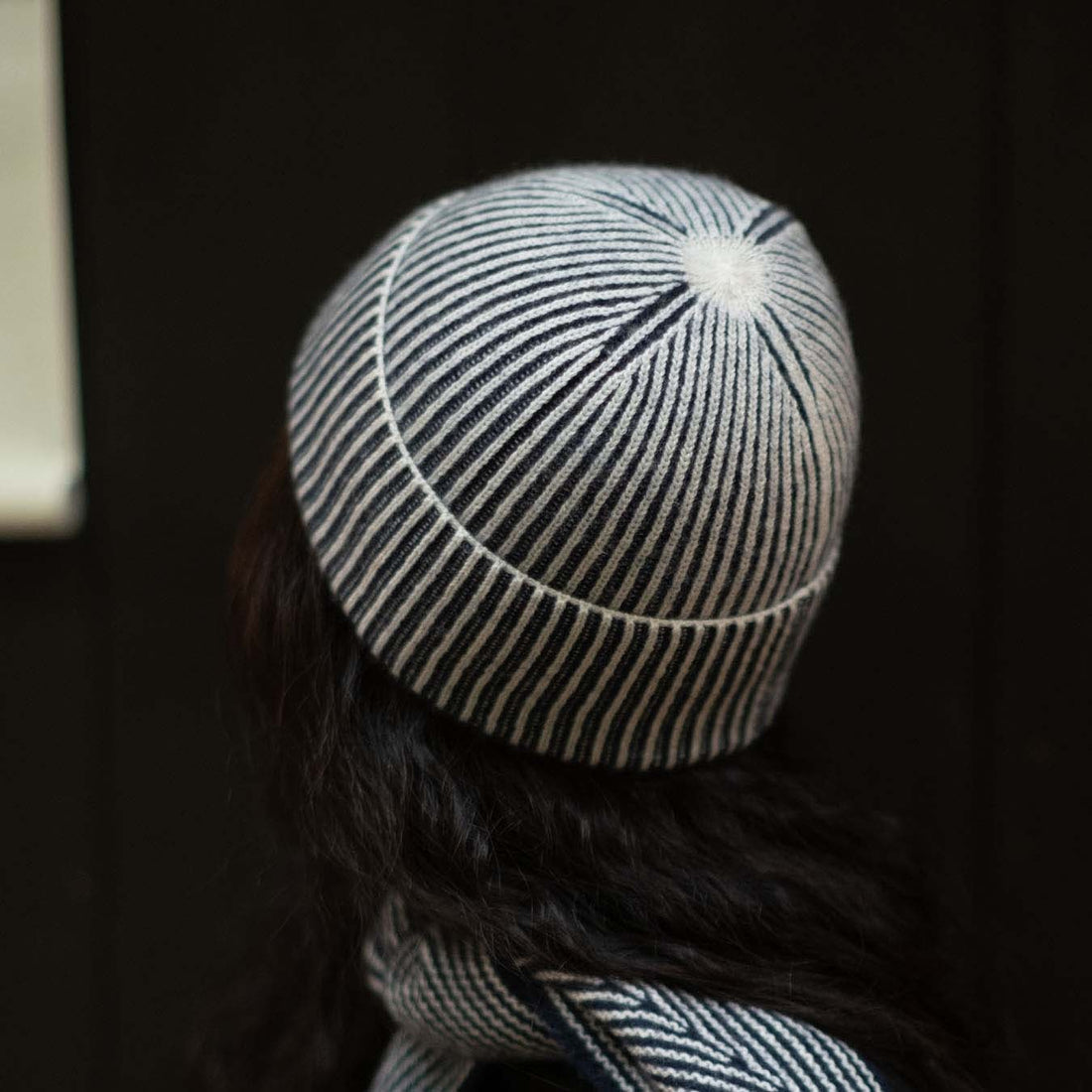 Ribbed Beanie - Navy