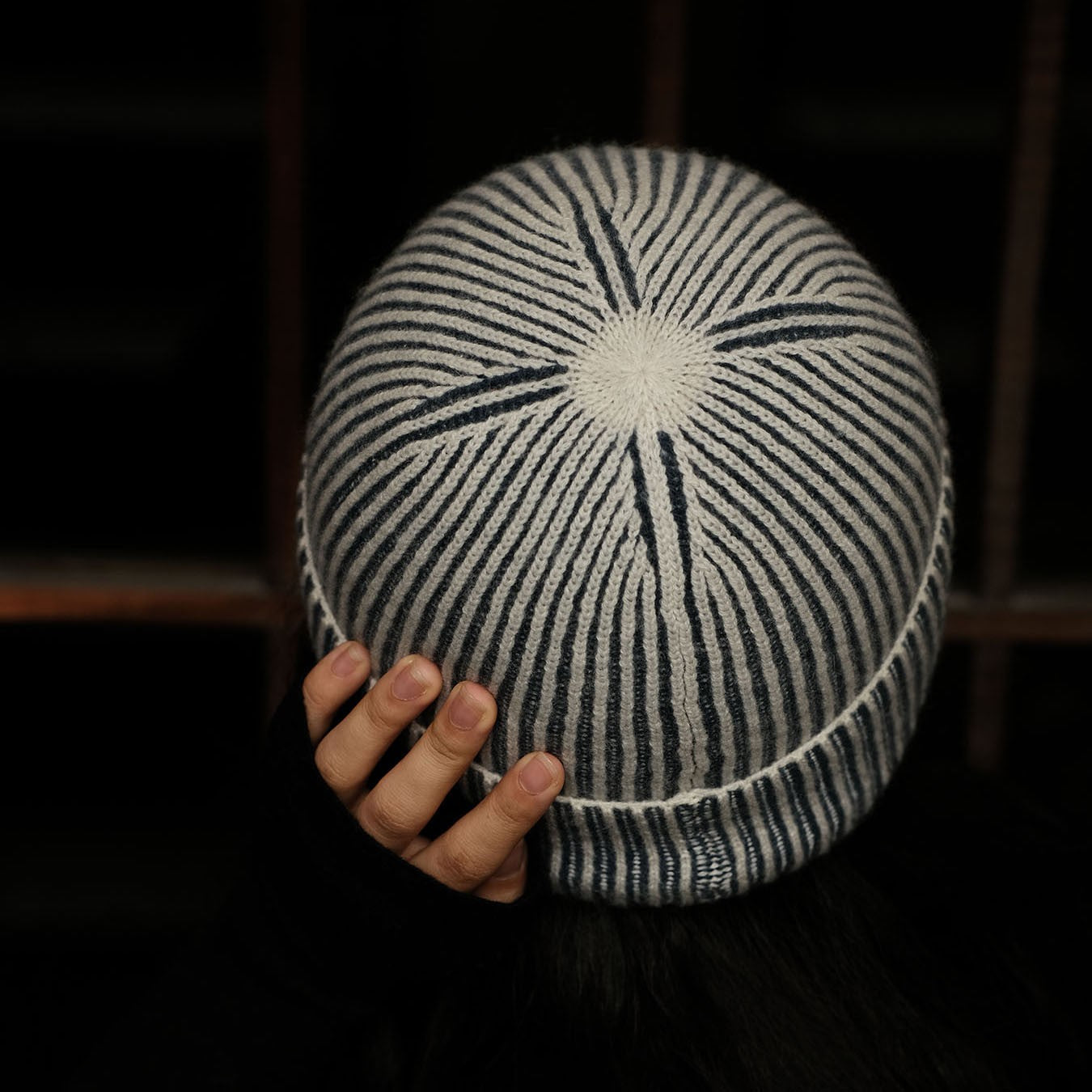 Ribbed Beanie - Navy