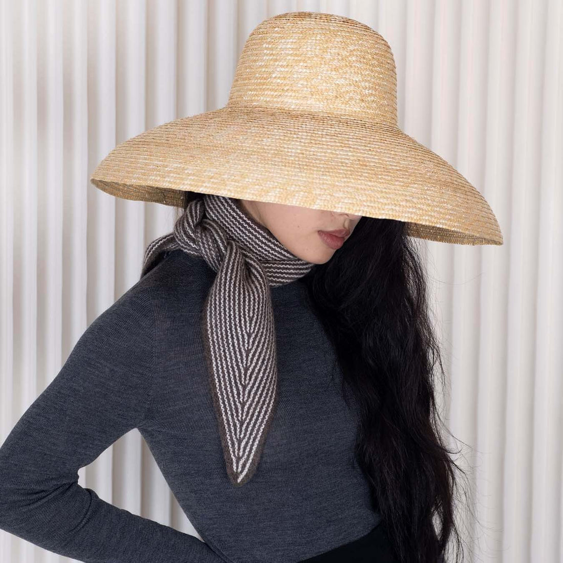 Triangle Scarf - Brown