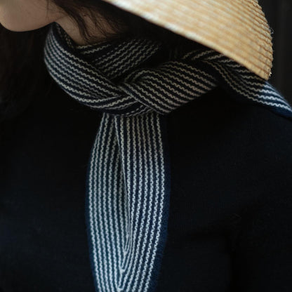 Triangle Scarf - Navy