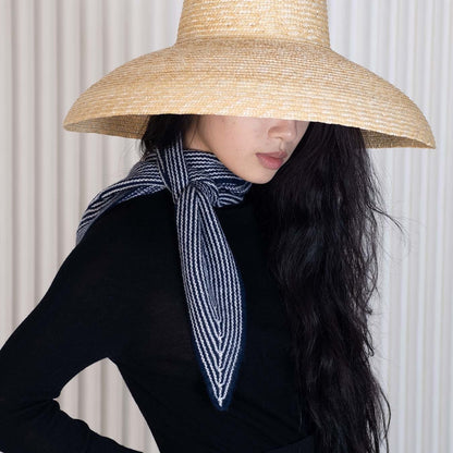 Triangle Scarf - Navy