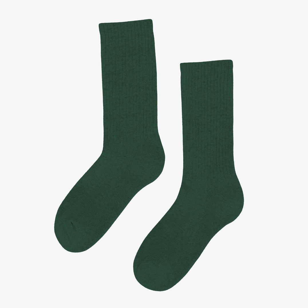 Organic Active Sock - Emerald Green