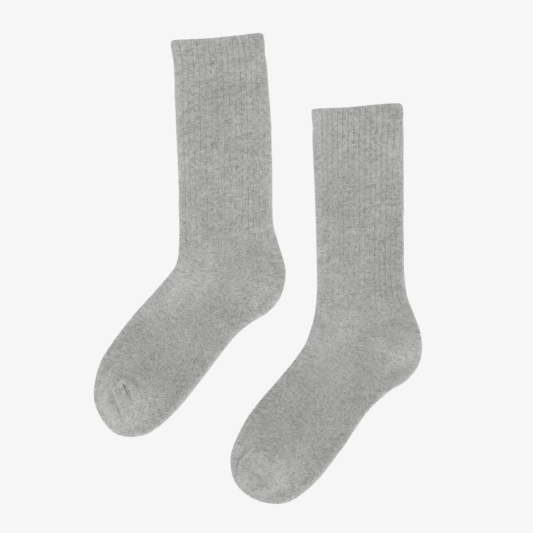 Organic Active Sock - Heather Grey