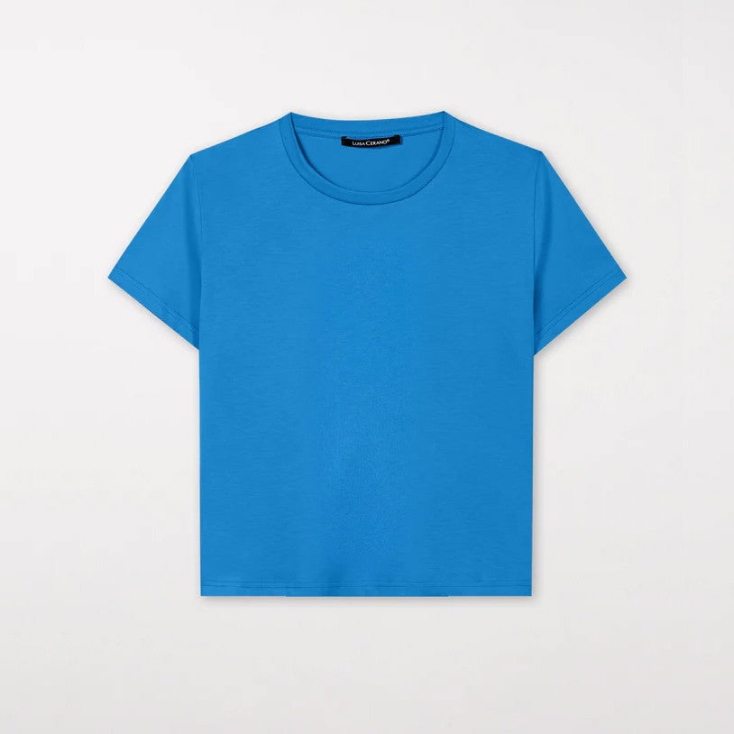 Organic Cotton T-Shirt - Azure