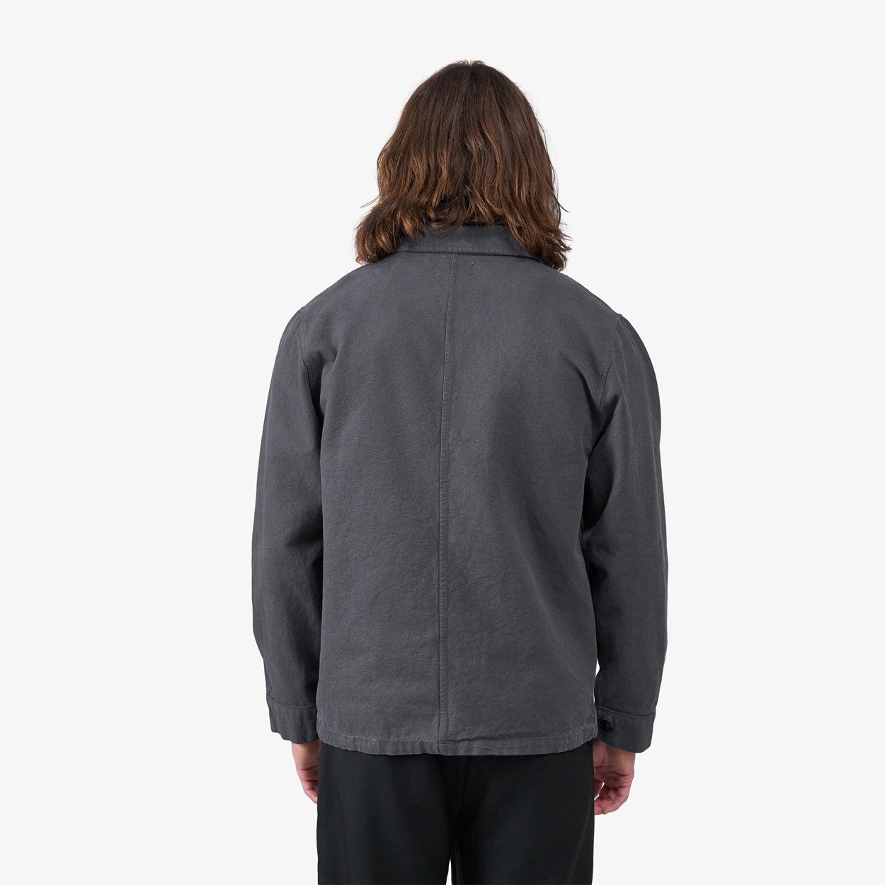 Organic Workwear Jacket - Lava Grey