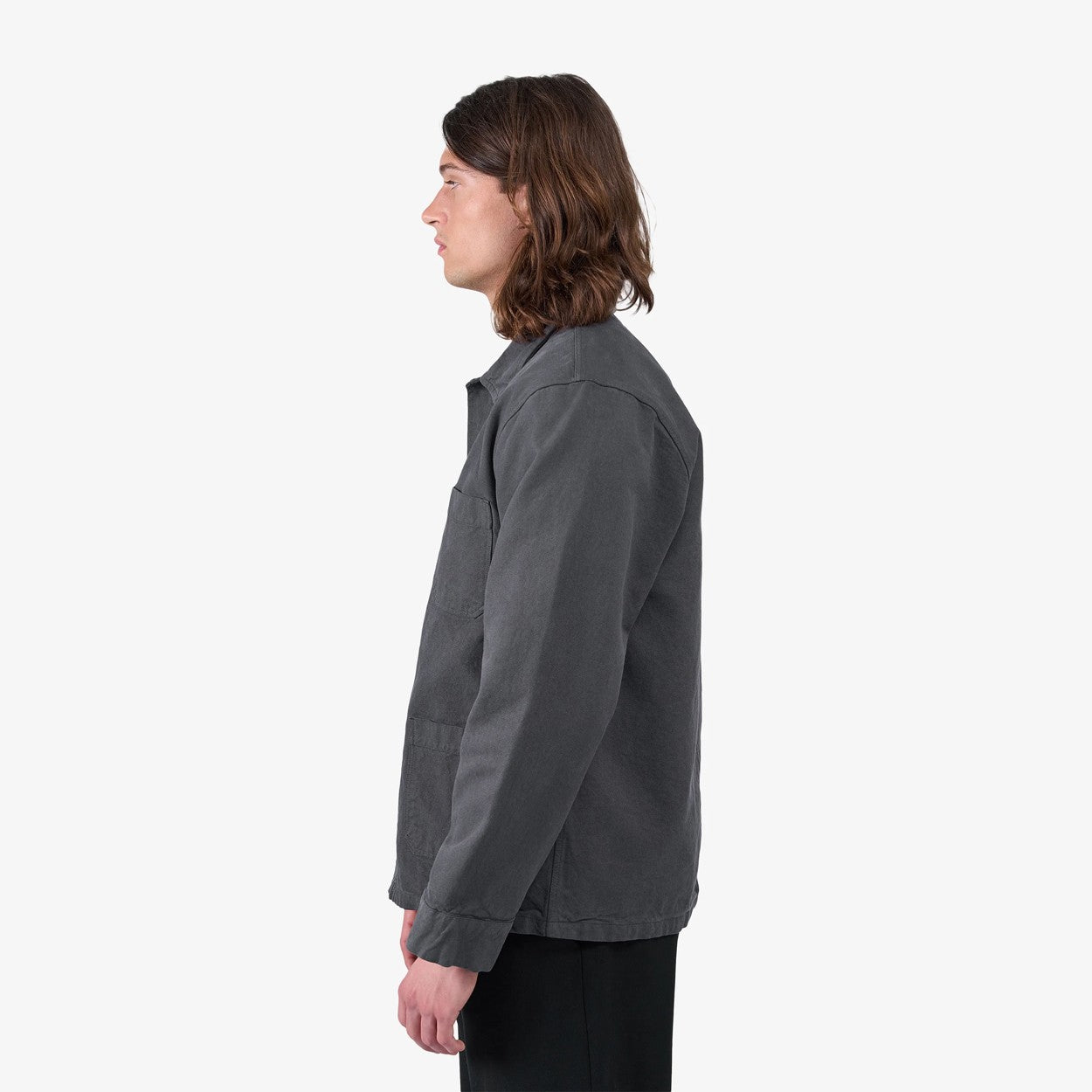 Organic Workwear Jacket - Lava Grey