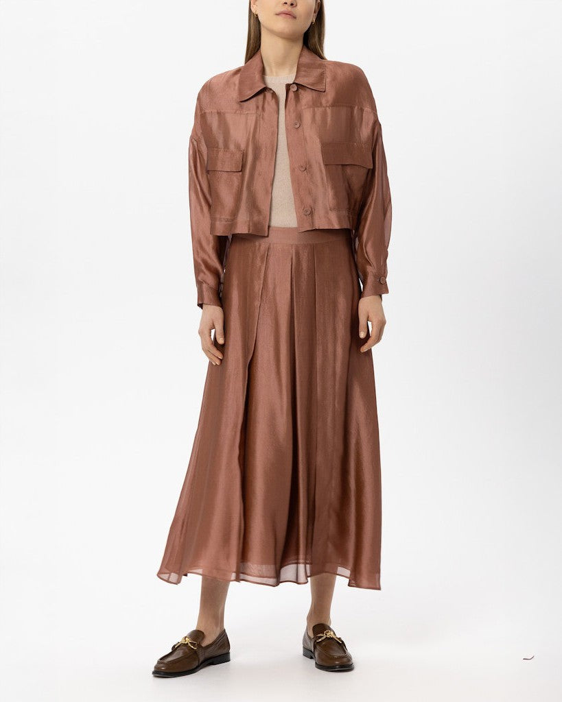 Organza Skirt - Brick