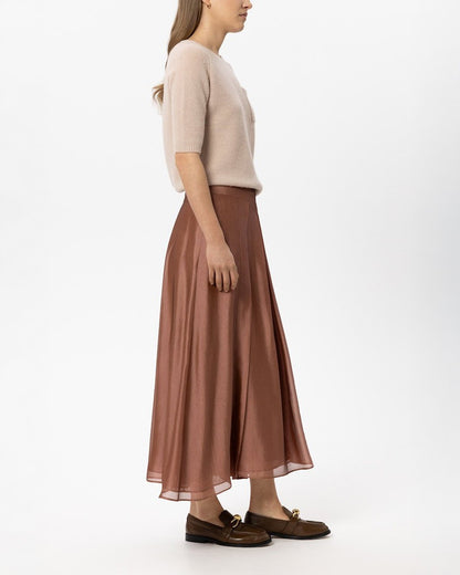Organza Skirt - Brick