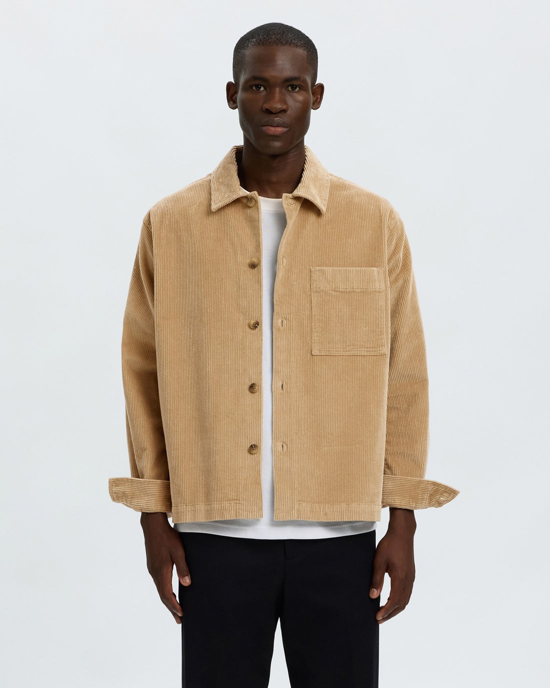 Otto Kris Cord Overshirt - Cornstalk