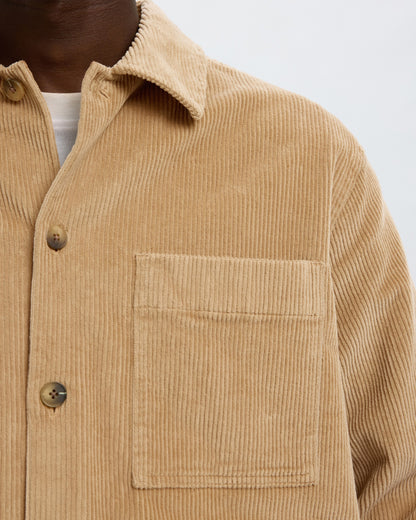 Otto Kris Cord Overshirt - Cornstalk