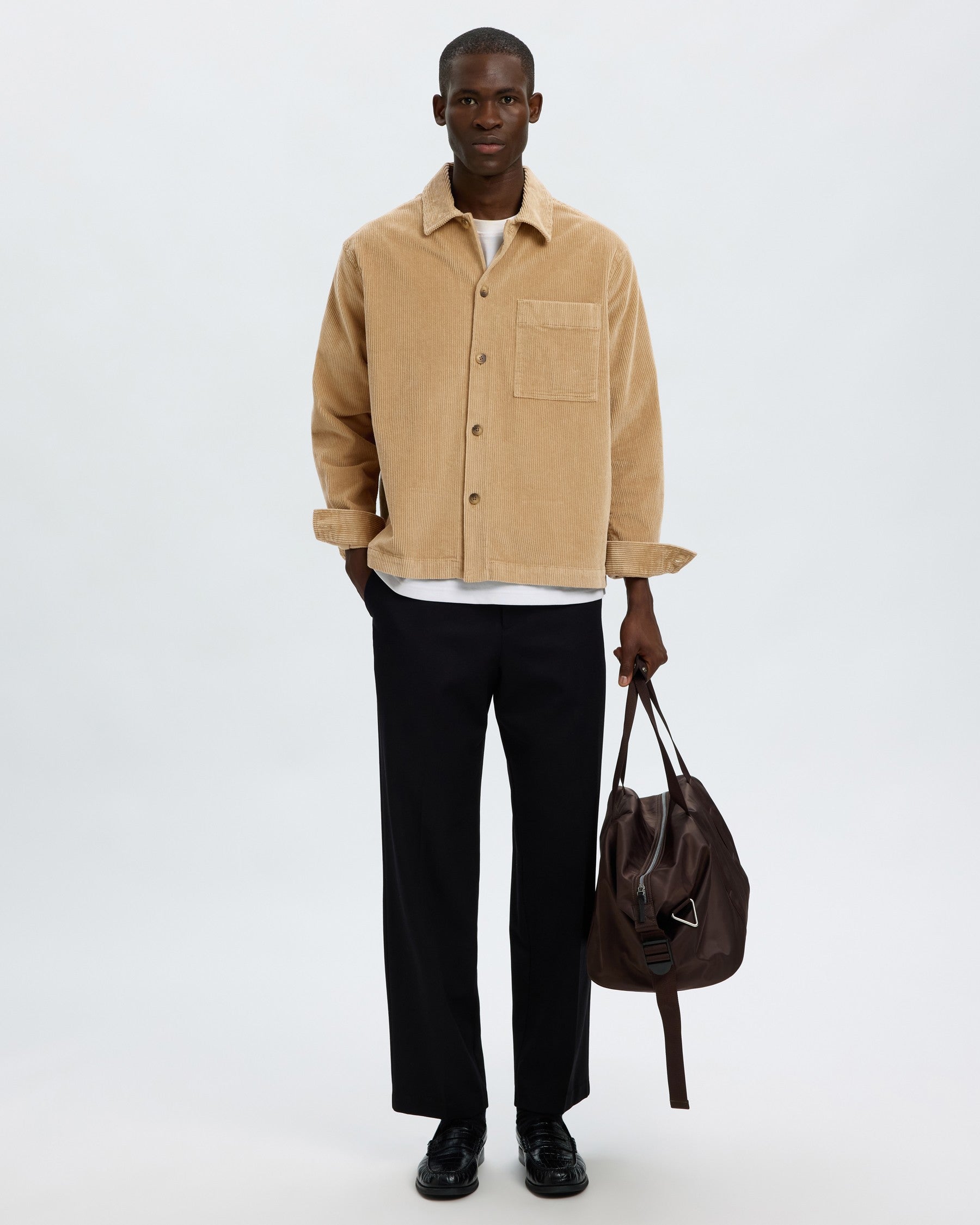 Otto Kris Cord Overshirt - Cornstalk
