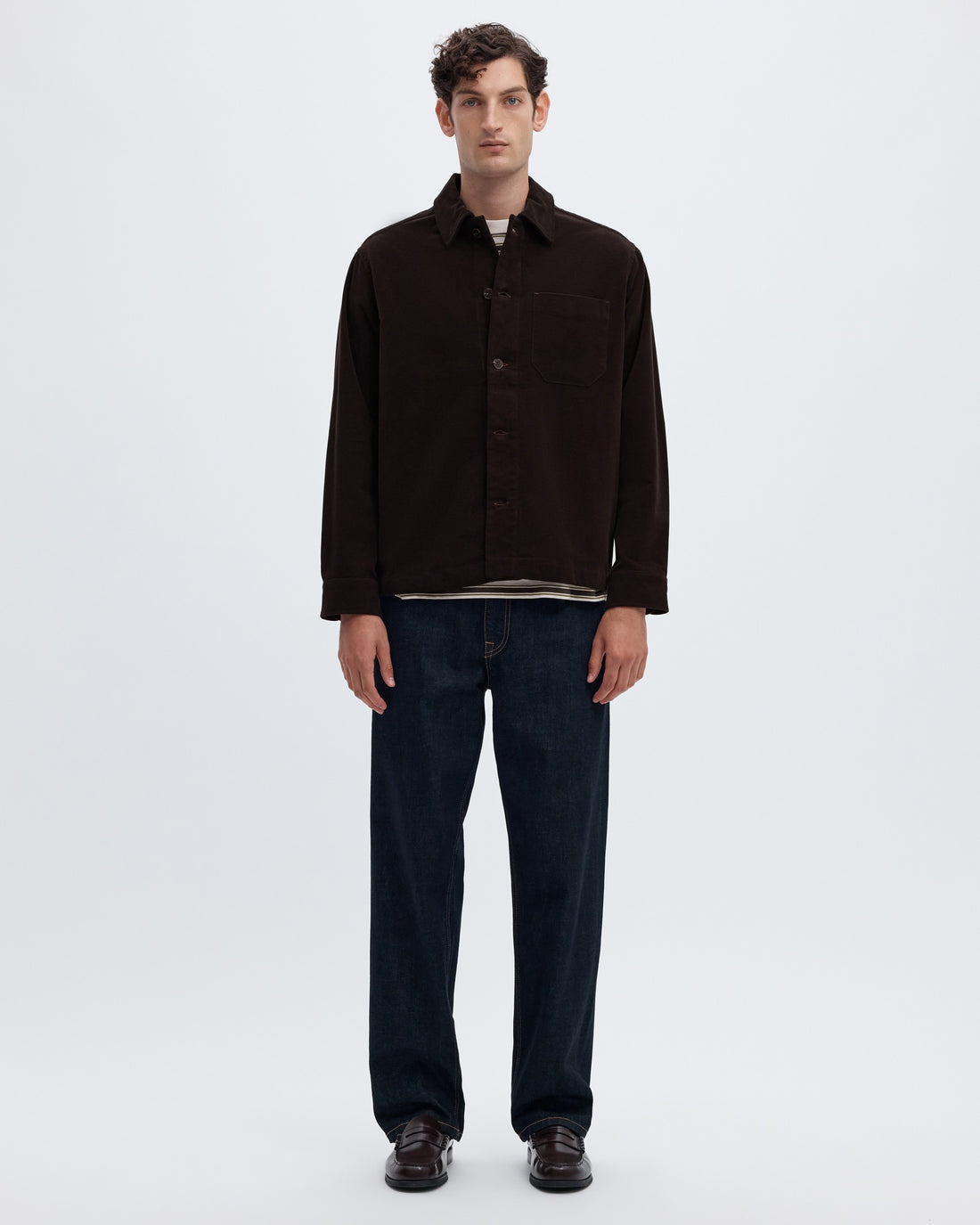 Otto Kt Duca Moleskin Overshirt - Delicioso