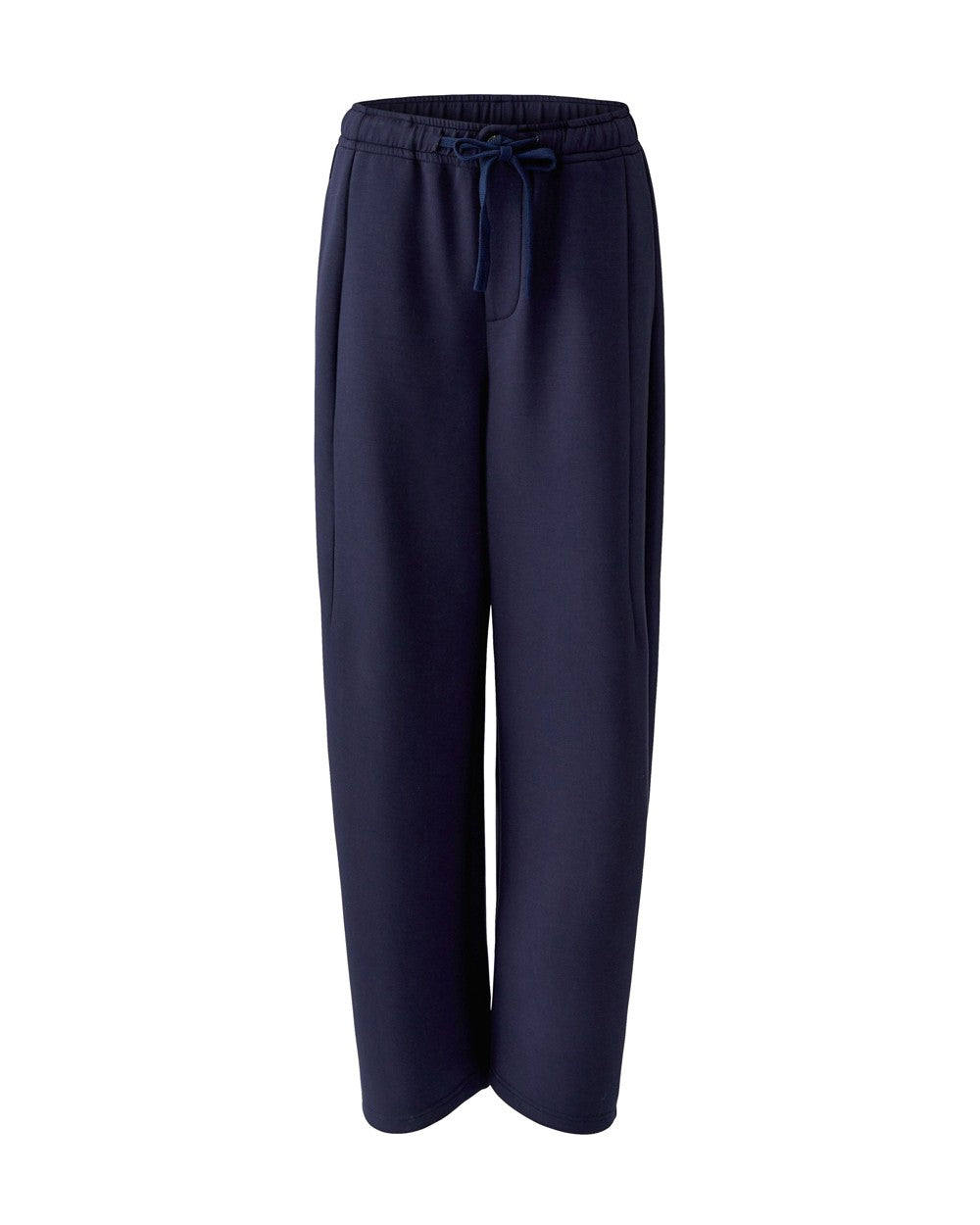 Jersey Barrel Trouser - Navy