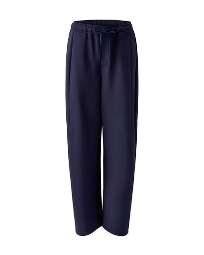 Jersey Barrel Trouser - Navy