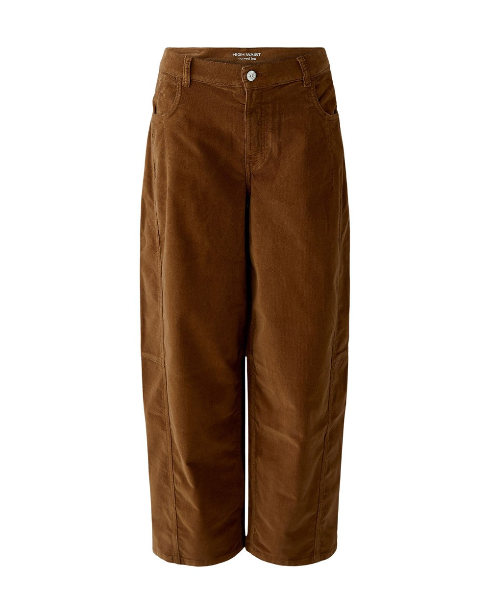 Barrel Cord Trousers - Brown