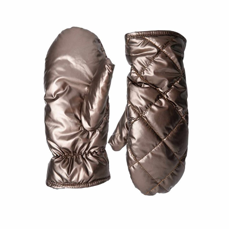 Paloma Quilted Mittens - Mocca