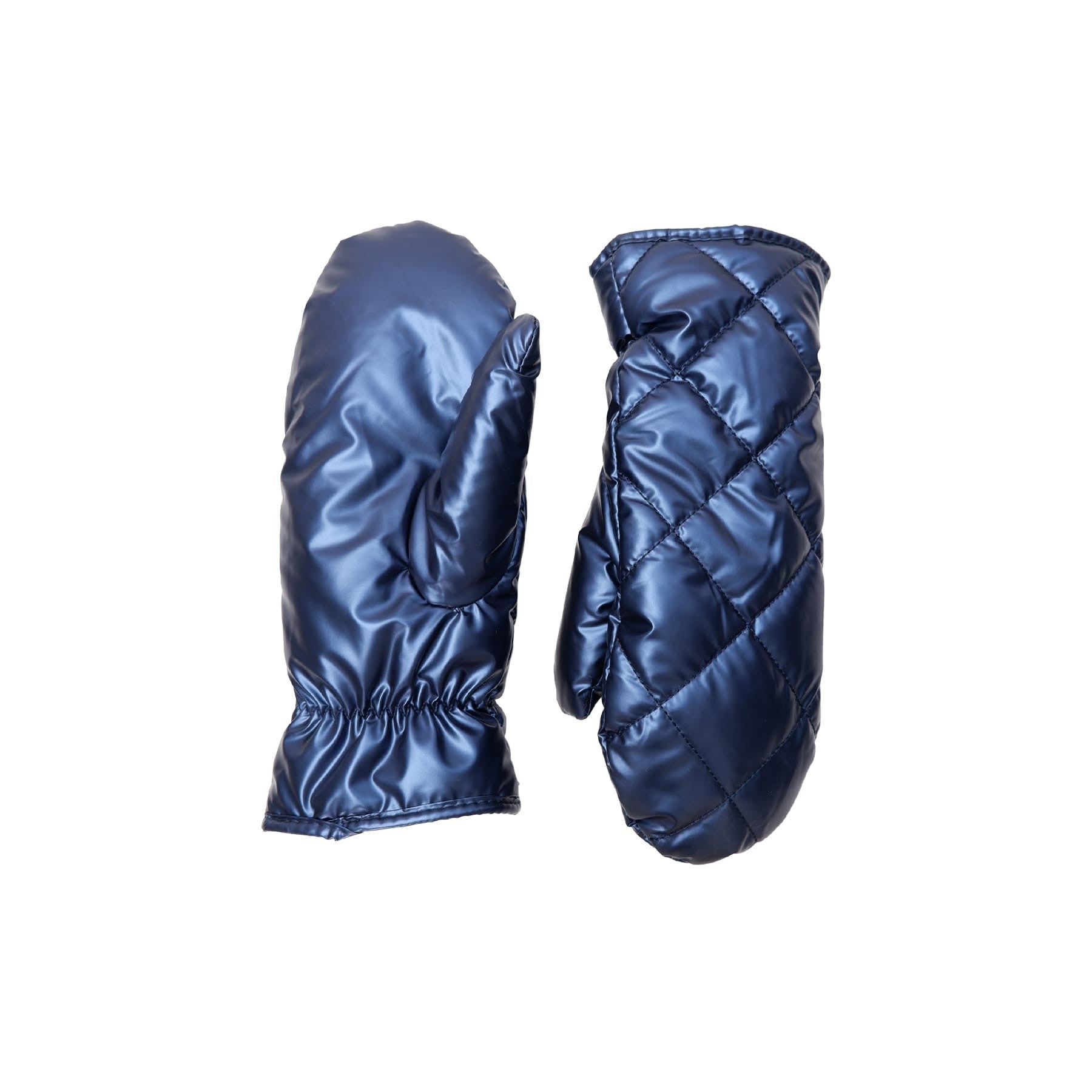 Paloma Quilted Mittens - Navy