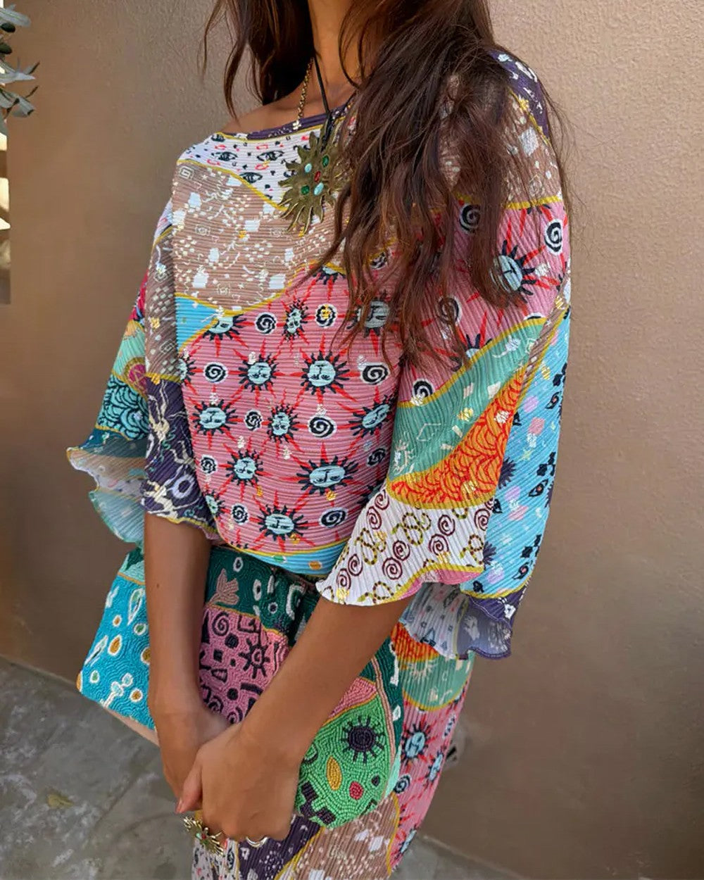 Pastel Morocco Tilly Dress - Multi