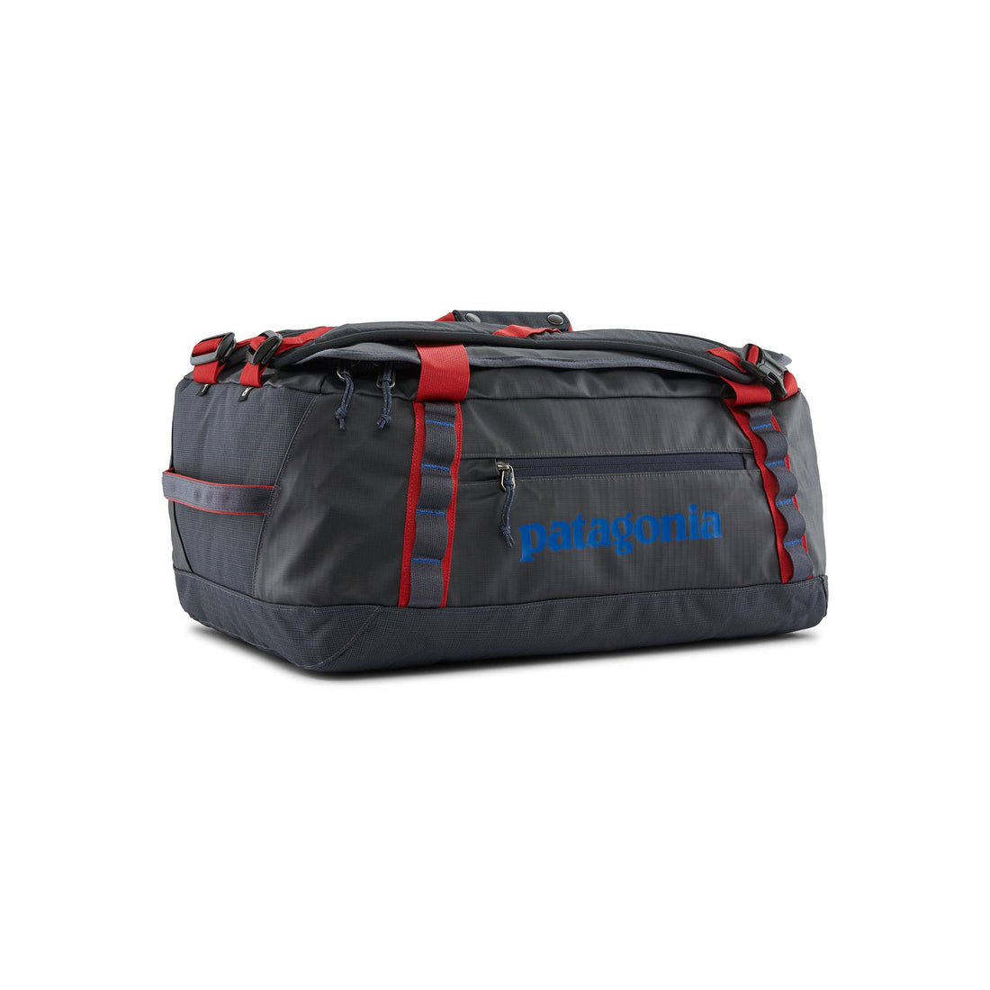 Black Hole Duffel 40l - Smolder Blue W/Amanita Red