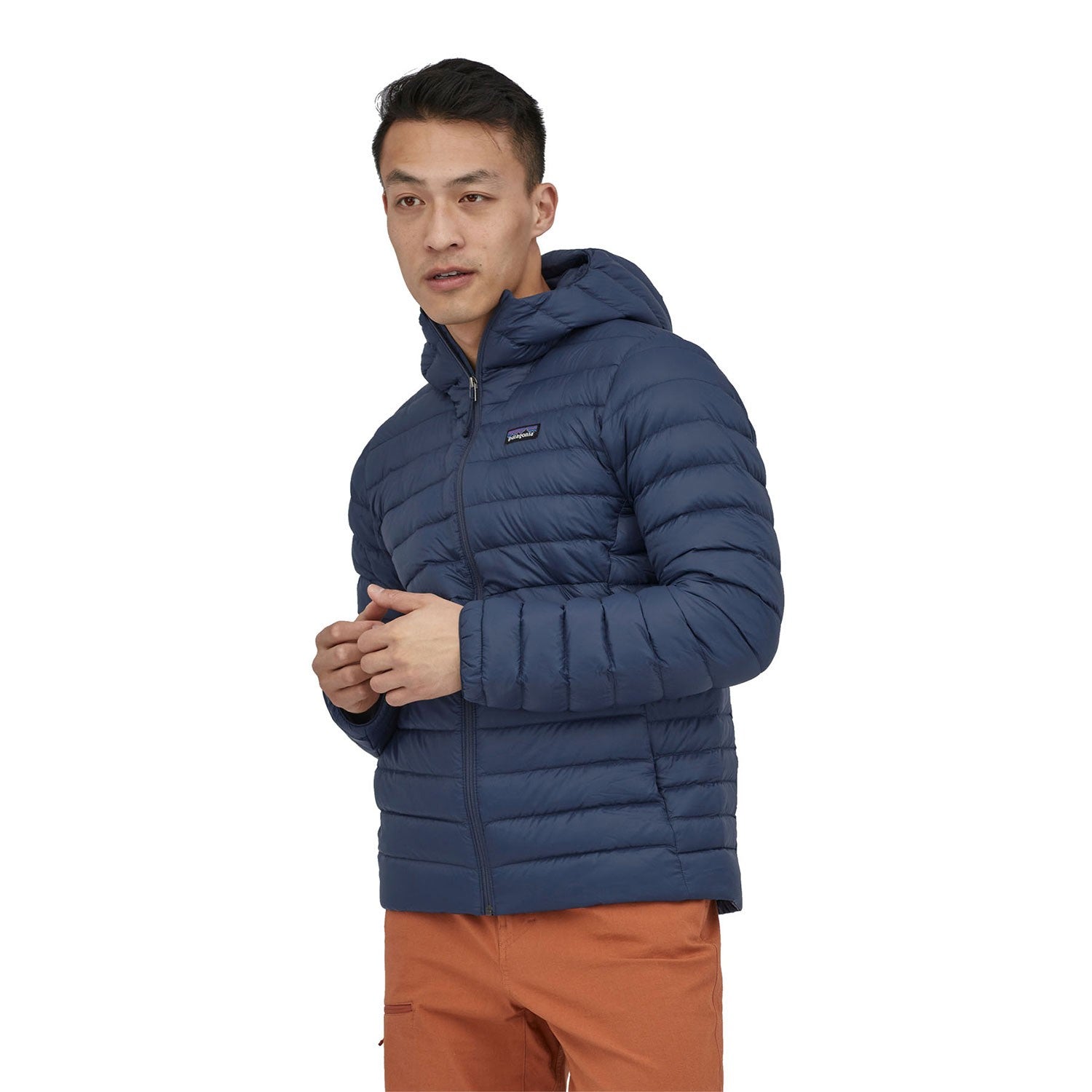 Down Sweater Hoody New Navy