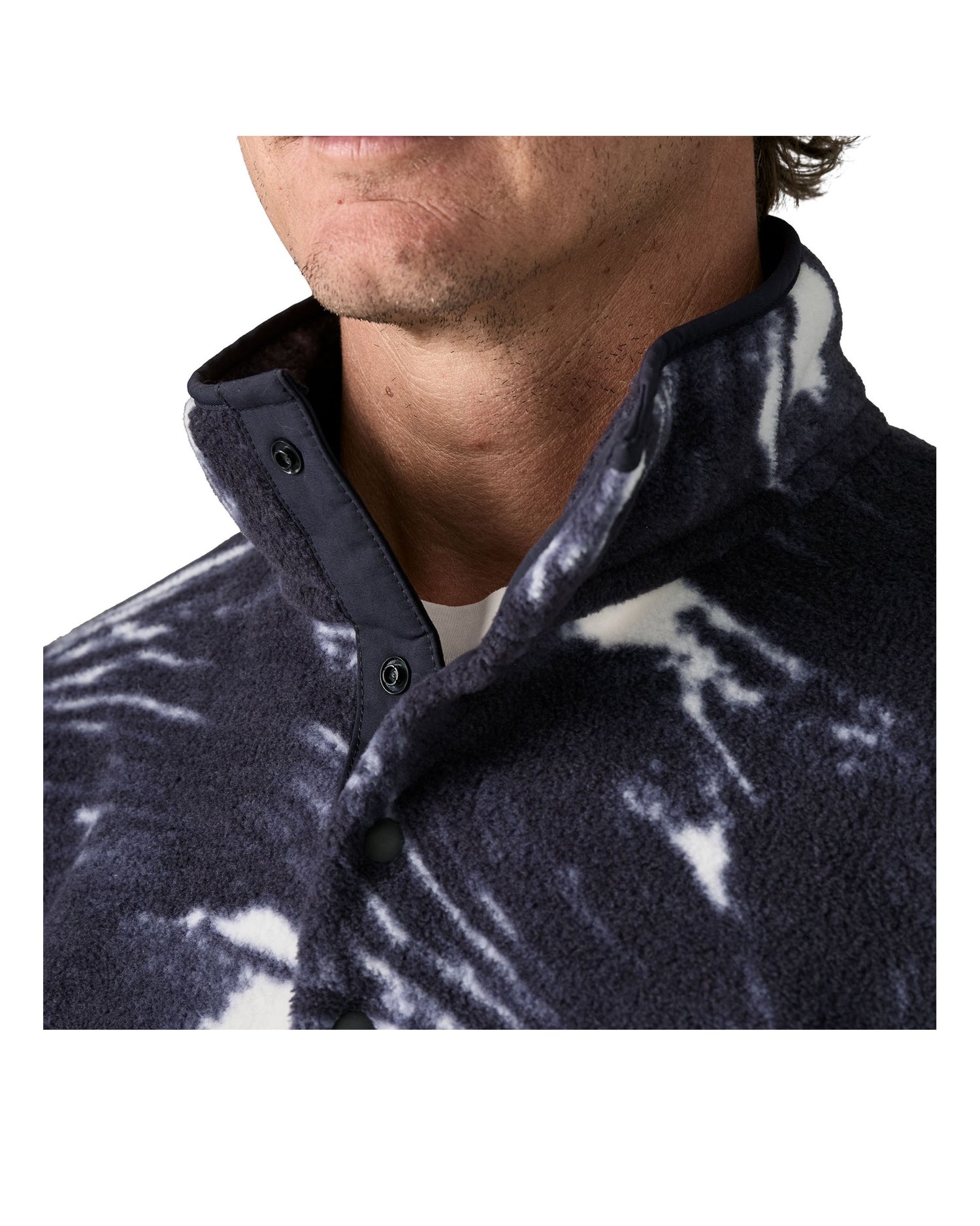 Lightweight Synch Snap-T Pullover - Polar Breeze: Sunken Blue