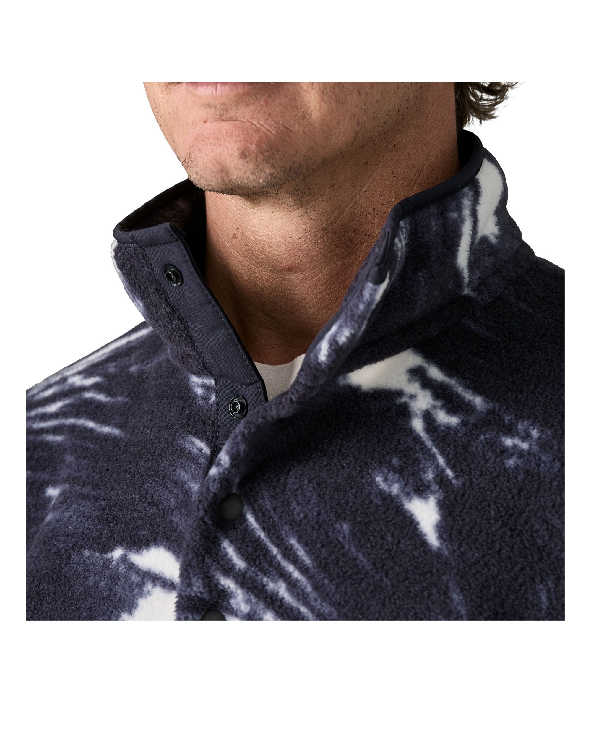 Lightweight Synch Snap-T Pullover - Polar Breeze: Sunken Blue