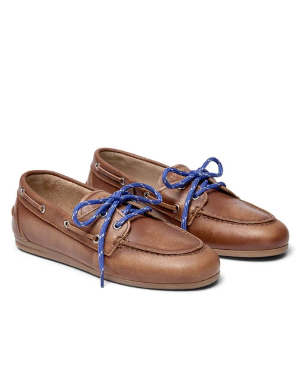 Marin Lace Loafers - Brown/Blue