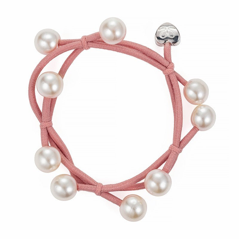 Pearl Cluster Band - Champagne Pink