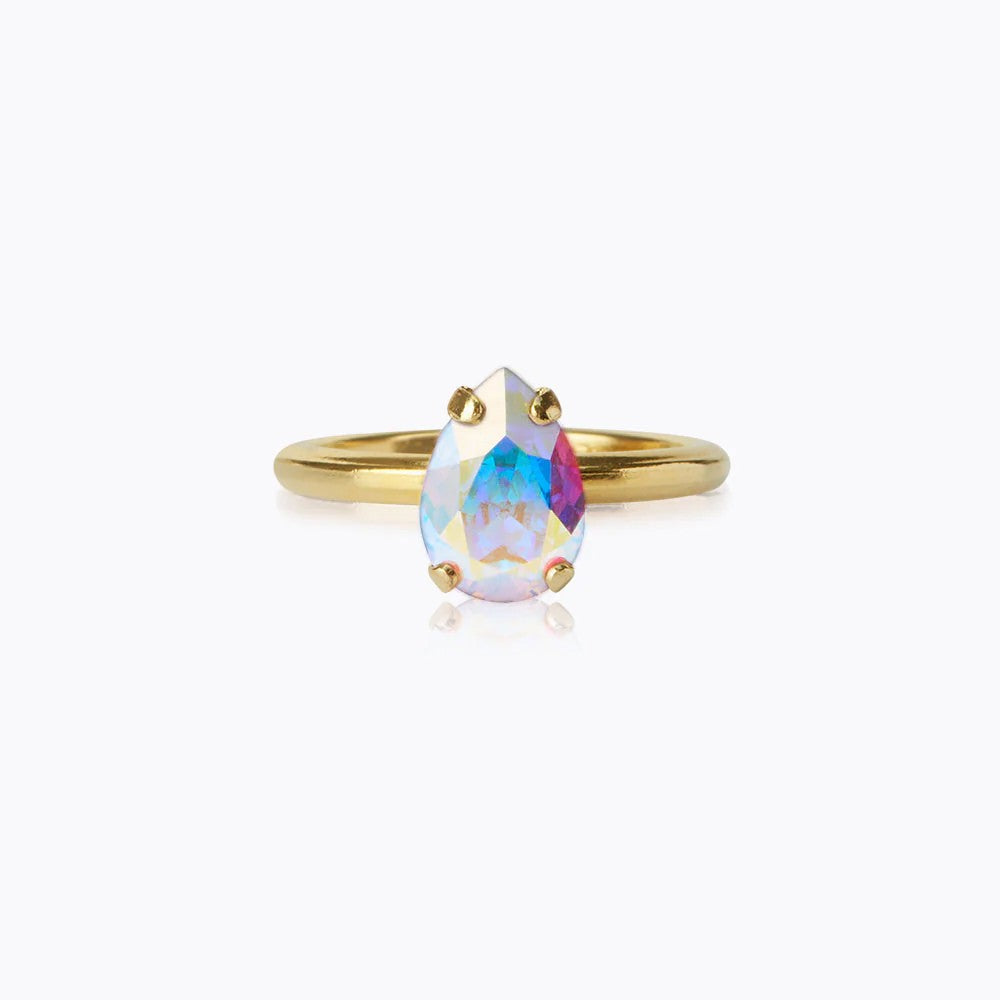 Petite Drop Ring Gold - Aurore Boreale
