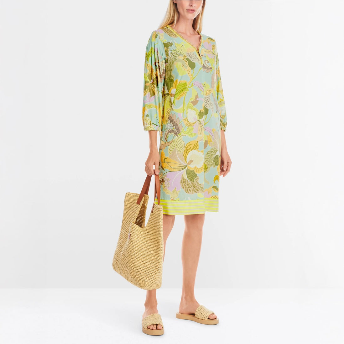 Printed Dress - Soft Lemonade