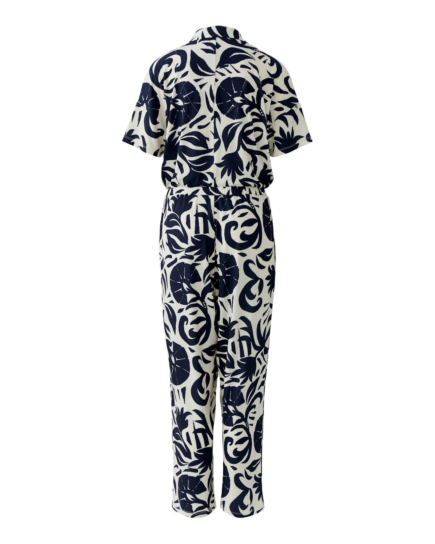 Printed Jumpsuit - Blue