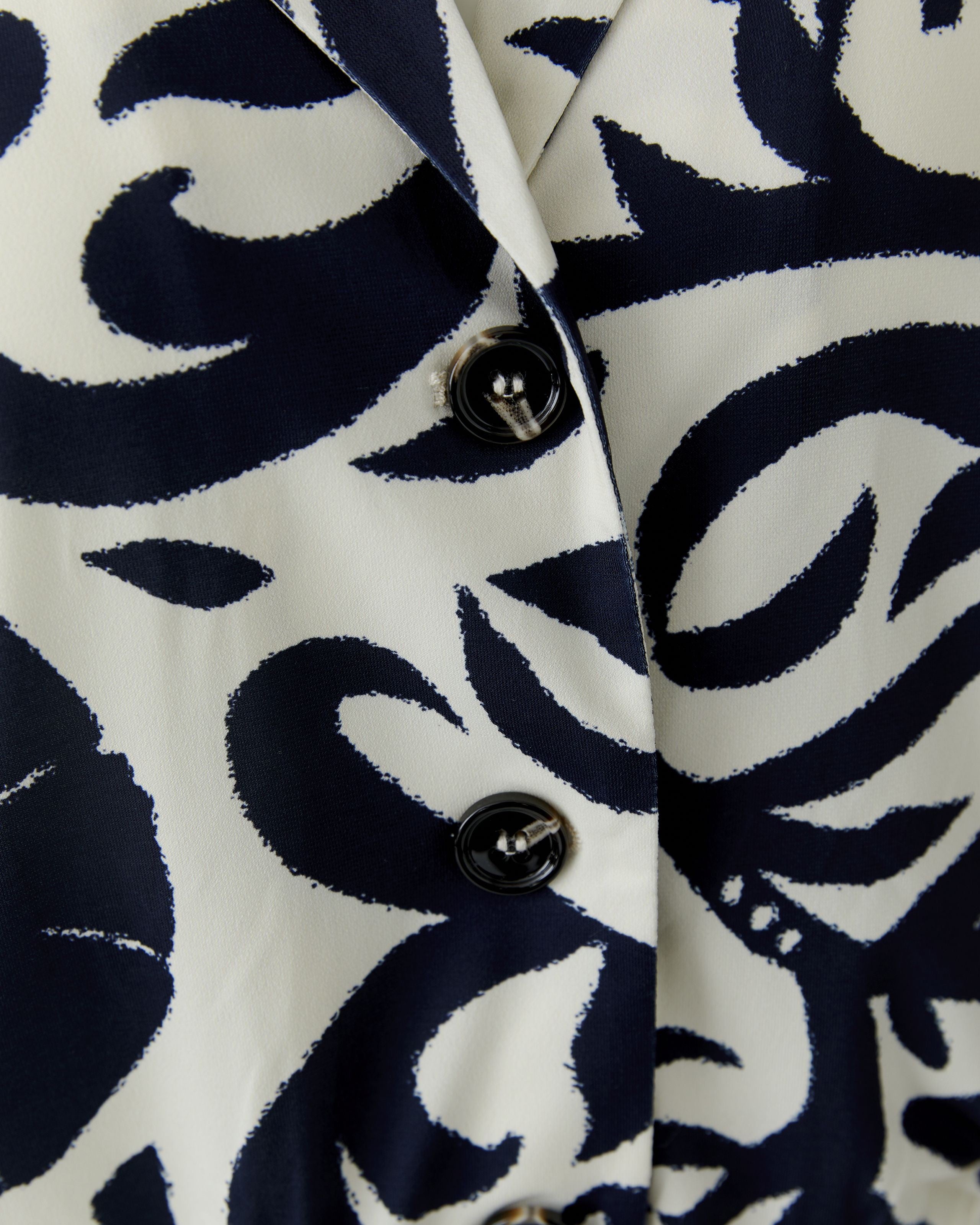 Printed Jumpsuit - Blue