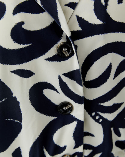 Printed Jumpsuit - Blue