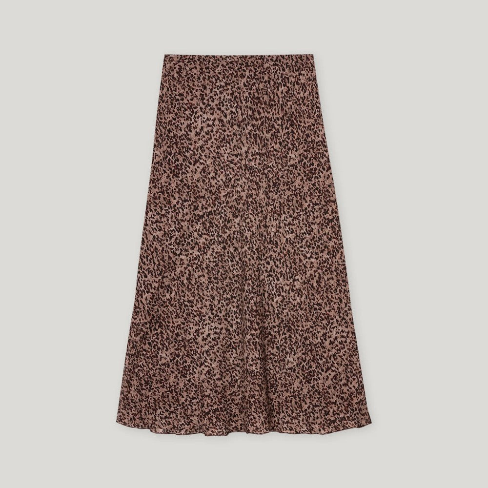 Printed Skirt - Walnut