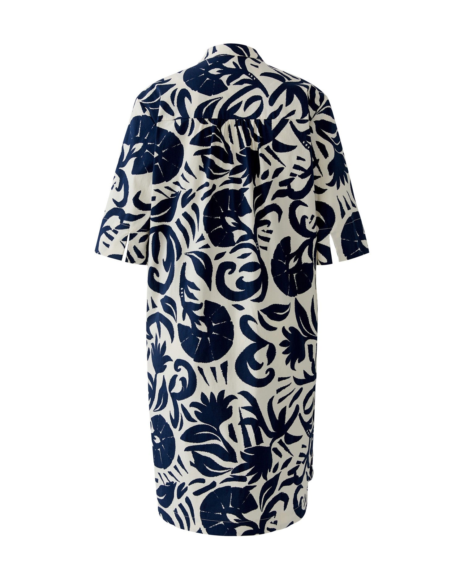 Printed Swirl Dress - Blue