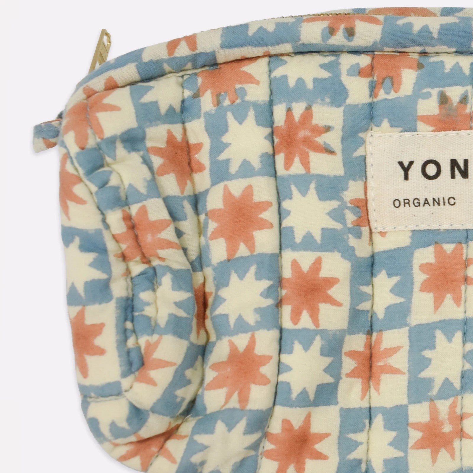 Quilted Barrel Case - Pinwheel Sky