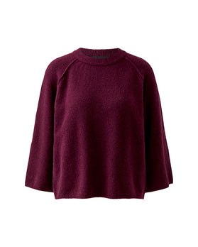 Ragland Sleeve Knit - Berry