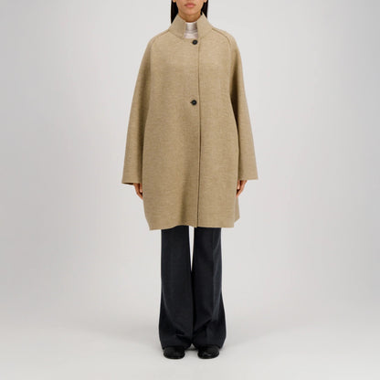 Raglan Cape - Beige Melange