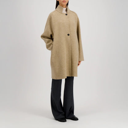 Raglan Cape - Beige Melange