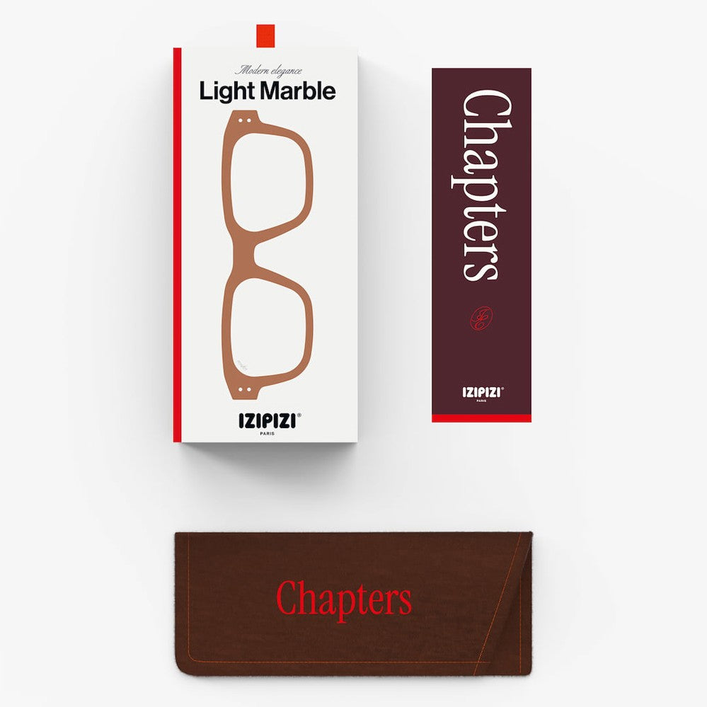 Reading Glasses Quote - Light Marble