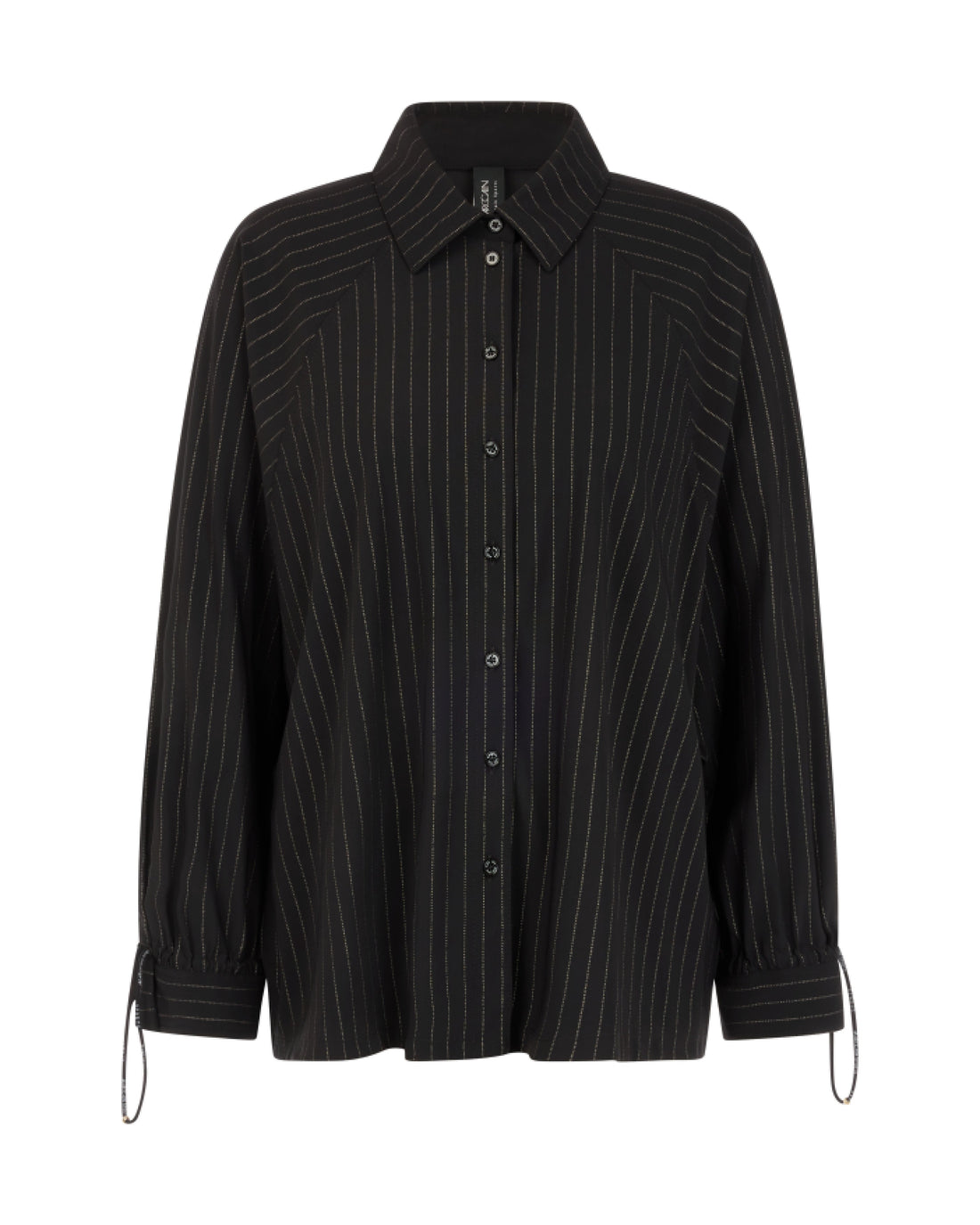 Relaxed Stripe Shirt - Black