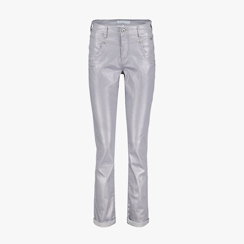 Relax Sparkle Trouser - Dark Silver