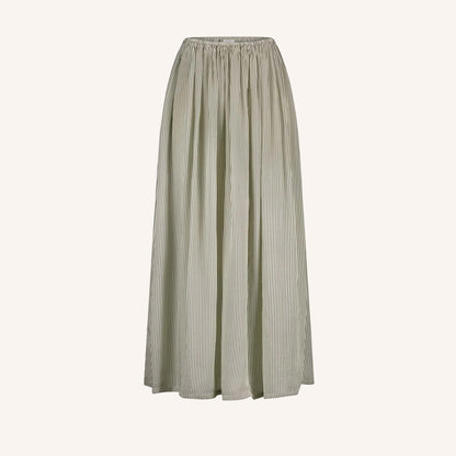Reva Stripe Skirt - Graphite